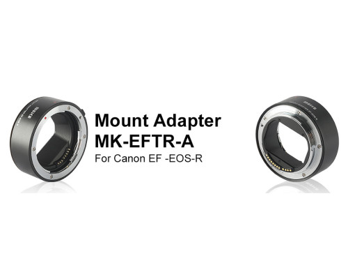 Адаптер-перехідник - автофокусний Meike MK-EFTR-A для камер Canon EOS R - об'єктив Canon EF-EF-S (EF-EOS R)