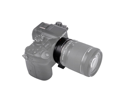 Адаптер Viltrox EF-M1 для об'єктиву EF, EF-S на байонет Micro 4/3 (Canon EF - Micro 4/3) (Olympus, Panasonic)