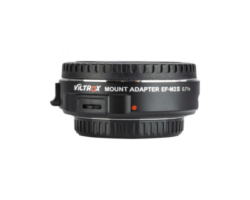 Адаптер Viltrox EF-M2 II Speed Booster для Canon EF на байонет Micro 4/3 (Panasonic, Olympus, Blackmagic)