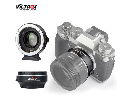 Адаптер Viltrox EF-FX2 x 0.71 Speed Booster для Canon EF, EF-S на байонет FujiFilm FX (Canon EF-Fuji FX)