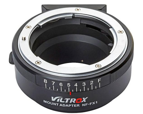 Адаптер Viltrox NF-FX1 для Nikon F на байонеті FujiFilm FX-mount (Nikon F - Fuji FX) - мануальний
