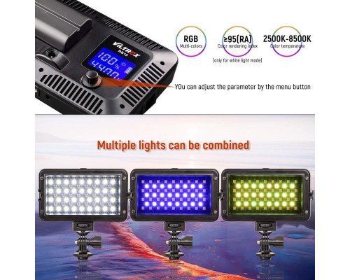 LED - освітлювач, відео-світло Viltrox RB10 RGB (кольоровий)