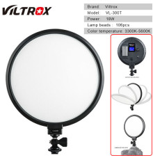 Круглий LED - освітлювач, відеосвітло Viltrox VL-300T