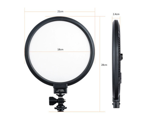 Круглий LED - освітлювач, відеосвітло Viltrox VL-300T