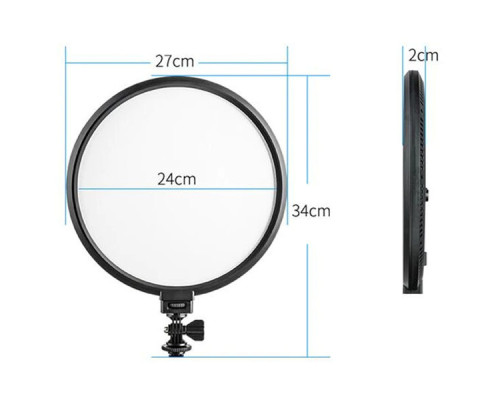 Круглий LED - освітлювач, відеосвітло Viltrox VL-500T