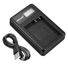 Зарядний пристрій LCD1-BLC12 (аналог DE-A79) з USB для акумуляторів Panasonic DMW-BLC12