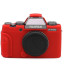 Захисний силіконовий чохол для фотоапаратів FujiFilm X-T100 - червоний
