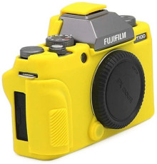 Захисний силіконовий чохол для фотоапаратів FujiFilm X-T100 - жовтий