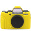 Захисний силіконовий чохол для фотоапаратів FujiFilm X-T100 - жовтий