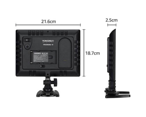 LED - осветитель, видеосвет Yongnuo YN-300 AIR II (3200 – 5500K) с RGB