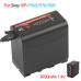 Акумулятор NP-F980 (NP-F970, NP-F960) з функцією Powerbank та USB для камер SONY та LED світла (8700 ma)