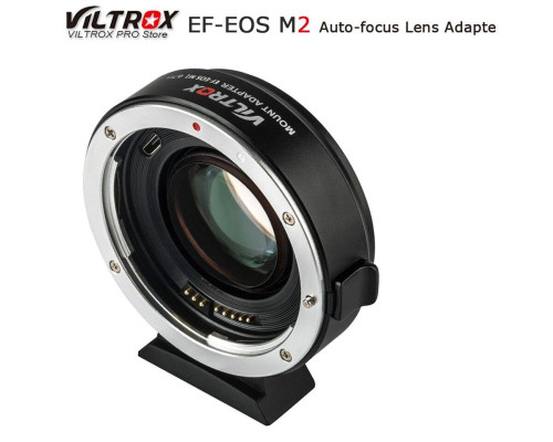 Адаптер автофокусний Viltrox EF-EOS M2 Speed Booster для Canon EF, EF-S на байонет Canon EOS M (EF-EOS M)