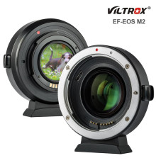 Адаптер автофокусний Viltrox EF-EOS M2 Speed Booster для Canon EF, EF-S на байонет Canon EOS M (EF-EOS M)
