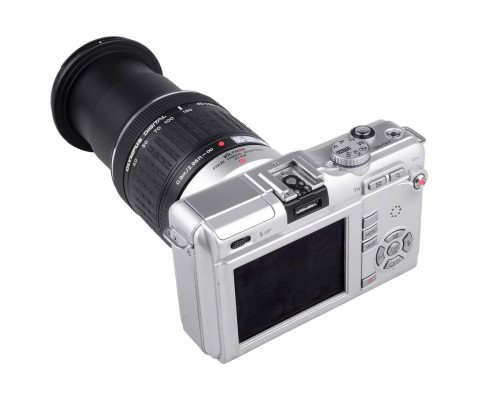 Автофокусний адаптер Viltrox JY-43F (W) для об'єктивів Olympus 4/3 на камери з байонетом Micro 4/3 (Olympus)