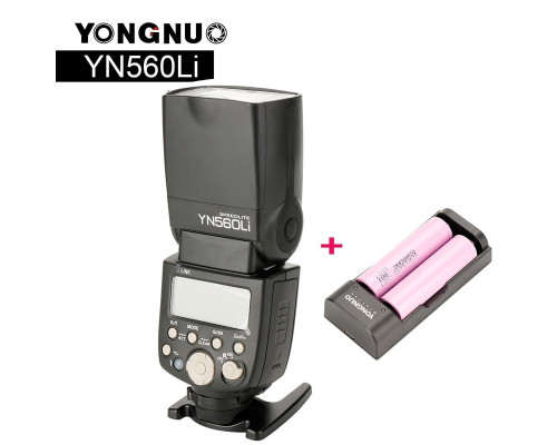 Спалах для фотоапаратів NIKON - YongNuo Speedlite YN560Li KIT в комплекті з акумулятором