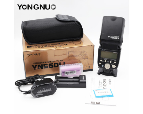 Спалах для фотоапаратів OLYMPUS - YongNuo Speedlite YN560Li KIT у комплекті з акумулятором