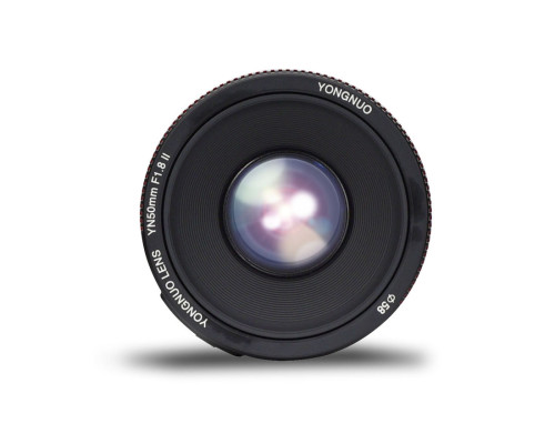 Об'єктив YONGNUO YN50MM F/1.8 II для Canon (50mm F/1.8) (2версія)