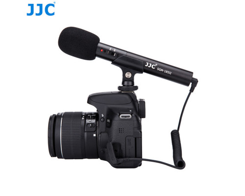 Спрямований накамерний мікрофон JJC SGM-185 II для фотоапарата (камери)