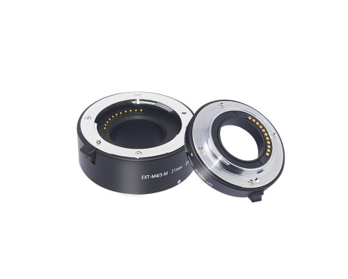 Макрокільця автофокусні для фотокамер Olympus та Panasonic (байонет Micro 4/3) Mcoplus EXT-M4/3-M (10+21mm)