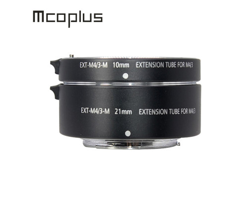 Макрокільця автофокусні для фотокамер Olympus та Panasonic (байонет Micro 4/3) Mcoplus EXT-M4/3-M (10+21mm)