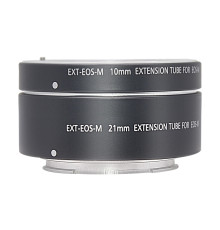 Макрокільця автофокусні для фотокамер Canon EOS M (байонет EF-M (бездзеркальні) Mcoplus EXT-EOS M (10+21mm)