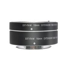 Макрокільця автофокусні для фотокамер FujiFilm (байонет FX) Mcoplus EXT-FX-M (10+16 mm)