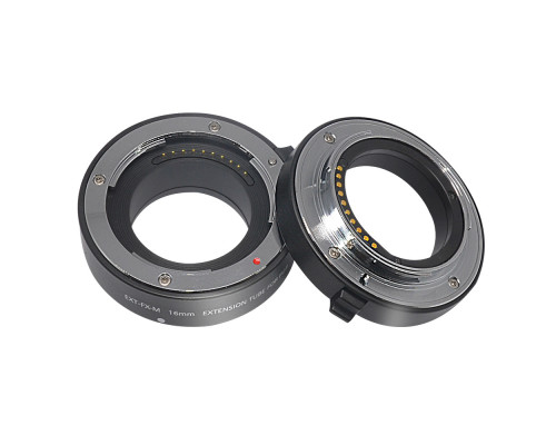 Макрокільця автофокусні для фотокамер FujiFilm (байонет FX) Mcoplus EXT-FX-M (10+16 mm)
