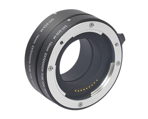 Макрокільця автофокусні для фотокамер Canon EOS M (байонет EF-M (бездзеркальні) Mcoplus EXT-EOS M (10+16mm)