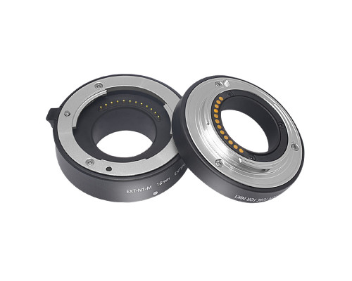 Макрокольца автофокусные для фотокамер Nikon 1 (байонет Nikon 1 - беззеркальные) Mcoplus EXT-N1-M (10+21mm)