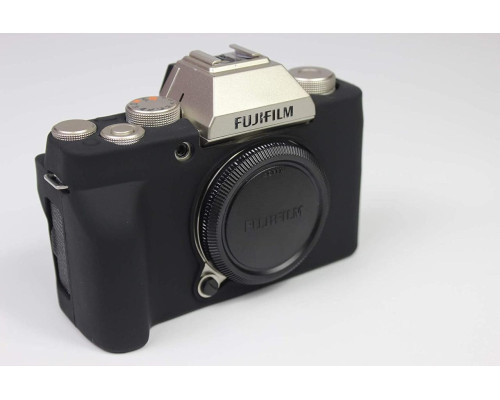 Захисний силіконовий чохол для фотоапаратів FujiFilm X-T200 - чорний
