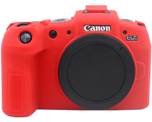 Защитный силиконовый чехол для фотоаппаратов Canon EOS RP - красный