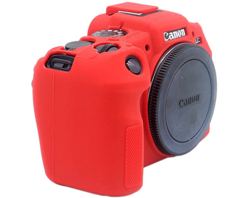 Защитный силиконовый чехол для фотоаппаратов Canon EOS RP - красный