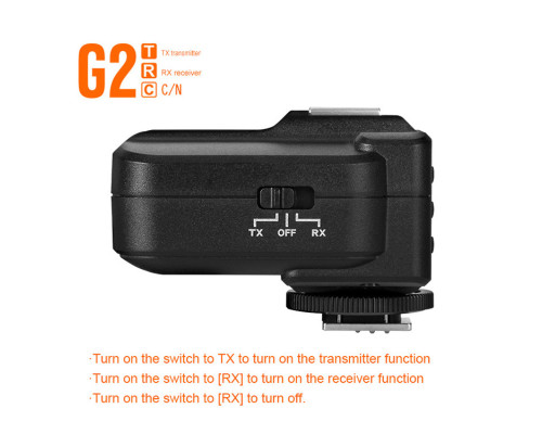 Передавач-радіосинхронізатор Triopo G2 із підтримкою E-TTL для камер Canon