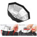 Софтбокс, розсіювач, дифузор (Softbox), октобокс Triopo - K-120 з байонетом Bowens / Elichrom