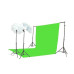 Комплект фотостудії (постійне світло) SmartLight FL-U110-2 (2х85w) Green Chroma Key KIT