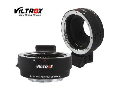 Адаптер (перехідник) автофокусний Viltrox EF-EOS M для Canon EF, EF-S на байонет Canon EF-M (EF-EOS M)