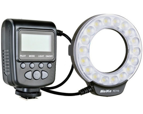 Кольцевая LED макровспышка MeiKe FC-110 (FC110) для камер NIKON