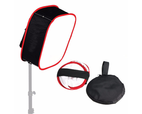 Софтбокс, розсіювач, дифузор (Softbox) 41 х 41 см для LED-панелей, накамерного світла