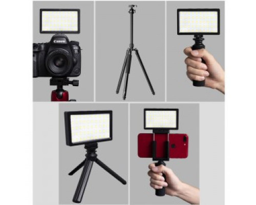Ультратонкий, портативний LED - освітлювач, відео-світло Teyeleec MT168A із вбудованим акумулятором