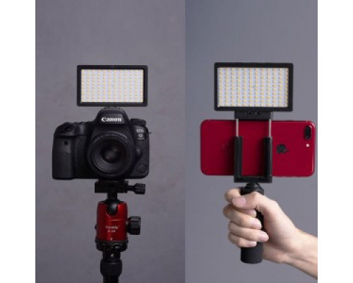 Ультратонкий, портативний LED - освітлювач, відео-світло Teyeleec MT120A із вбудованим акумулятором