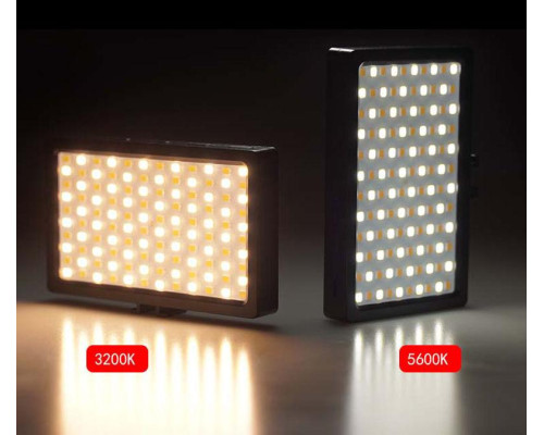 Ультратонкий, портативний LED - освітлювач, відео-світло Teyeleec MT120A із вбудованим акумулятором