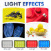 Комплект LED-світла Teyeleec XK-70D (3 x LED світильника зі стійками та кольоровими світлофільтрами)