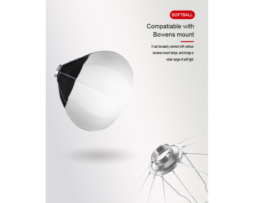 Сферический софтбокс - шар Zomei (Lantern Ball) 65 см с байонетом Bowens / Elichrom