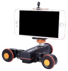 Візок операторський Yelangu L4X з пультом (autodolly) для фотоапарата, екшн-камери, смартфона