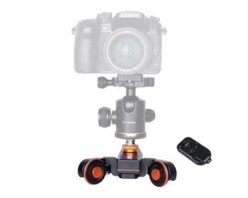 Візок операторський Yelangu L4X з пультом (autodolly) для фотоапарата, екшн-камери, смартфона