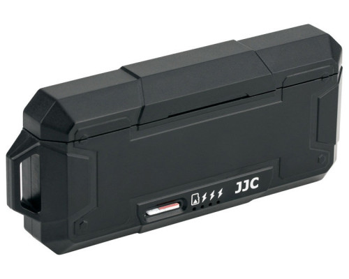 Зарядний пристрій JJC-TC-GP3 для акумуляторів GoPro AABAT-001 (AHDBT-501) з картридером microSD/TF card
