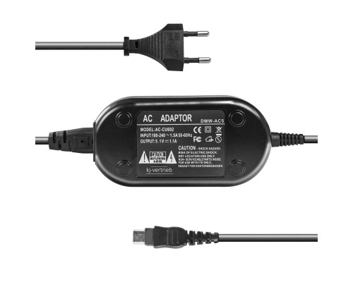 Мережевий адаптер DMW-AC5 для камер Panasonic — живлення від мережі 220 В