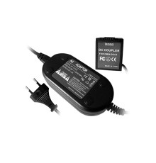 Мережний адаптер DMW-AC8+DMW-DCC3 (замість акумулятора DMW-BLB13) для камер Panasonic – живлення від мережі