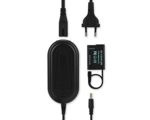 Мережевий адаптер DMW-AC8+DMW-DCC9 (акб DMW-BLD10) для камер Panasonic DMC-G3, DMC-GF2, DMC-GX1 - живлення від мережі