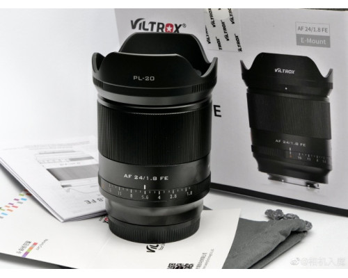 Объектив VILTROX AF 24mm 1:1.8 STM (AF 24/1.8 FE) для камер Sony (байонет - E-mount)